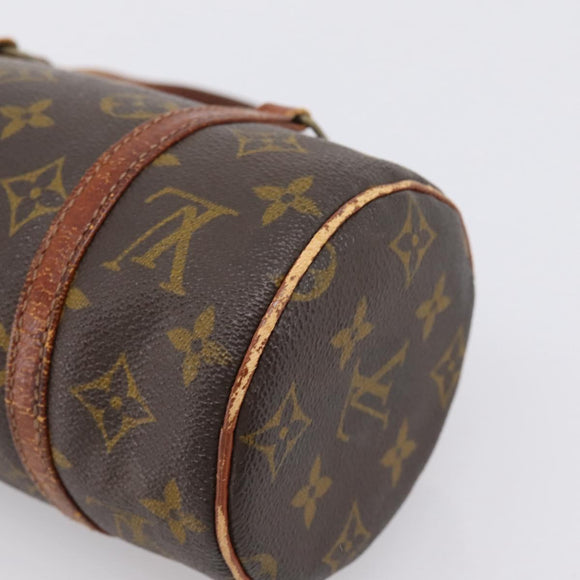 LOUIS VUITTON Monogram Papillon 19 Hand Bag M51389 LV Auth 196562
