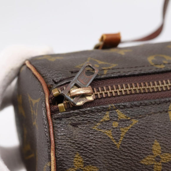 LOUIS VUITTON Monogram Papillon 19 Hand Bag M51389 LV Auth 196562
