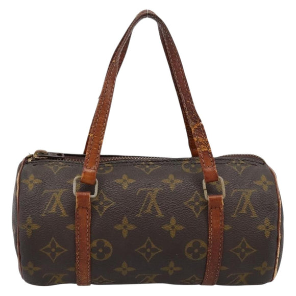 LOUIS VUITTON Monogram Papillon 19 Hand Bag M51389 LV Auth 196562