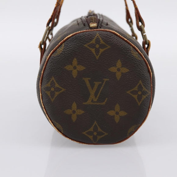 LOUIS VUITTON Monogram Papillon 19 Hand Bag M51389 LV Auth 196562