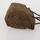 BOTTEGAVENETA Hand Bag Nylon 2 Set Brown Silver Auth 196566-12