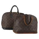 LOUIS VUITTON Monogram Hand Bag 2 Set LV Auth 196567-1