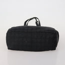 HERMES Valentino Chanel New Travel Line Bag Nylon Canvas 5 Set Black Auth 196569-11