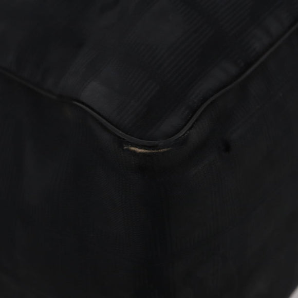 HERMES Valentino Chanel New Travel Line Bag Nylon Canvas 5 Set Black Auth 196569