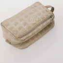 HERMES Valentino Chanel New Travel Line Bag Nylon Canvas 5 Set Black Auth 196569-21