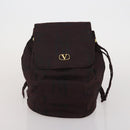 HERMES Valentino Chanel New Travel Line Bag Nylon Canvas 5 Set Black Auth 196569-24