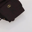 HERMES Valentino Chanel New Travel Line Bag Nylon Canvas 5 Set Black Auth 196569-26