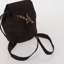 HERMES Valentino Chanel New Travel Line Bag Nylon Canvas 5 Set Black Auth 196569-27