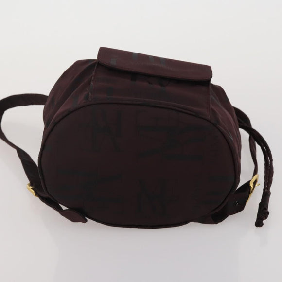 HERMES Valentino Chanel New Travel Line Bag Nylon Canvas 5 Set Black Auth 196569