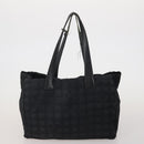 HERMES Valentino Chanel New Travel Line Bag Nylon Canvas 5 Set Black Auth 196569-8