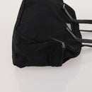 PRADA Hand Bag Nylon Leather 3 Set Black Auth 196571-11