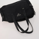 PRADA Hand Bag Nylon Leather 3 Set Black Auth 196571-12