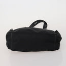 PRADA Hand Bag Nylon Leather 3 Set Black Auth 196571-14