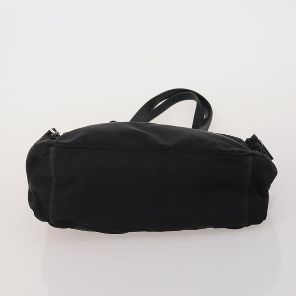PRADA Hand Bag Nylon Leather 3 Set Black Auth 196571