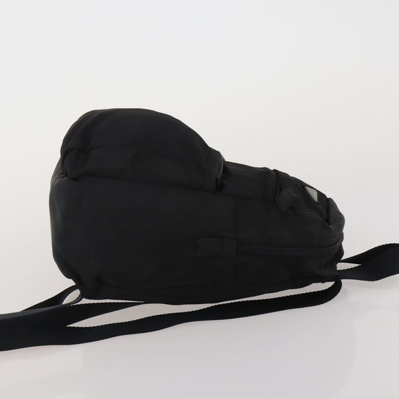 PRADA Hand Bag Nylon Leather 3 Set Black Auth 196571