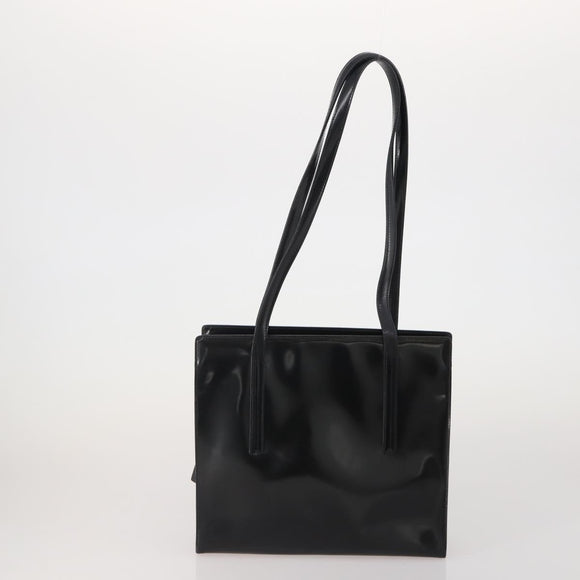 PRADA Hand Bag Nylon Leather 3 Set Black Auth 196571