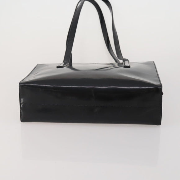 PRADA Hand Bag Nylon Leather 3 Set Black Auth 196571