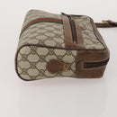 GUCCI GG Supreme GG Canvas GG Crystal Web Sherry Line Bag 4 Set Auth 196572-10