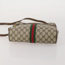 GUCCI GG Supreme GG Canvas GG Crystal Web Sherry Line Bag 4 Set Auth 196572-13