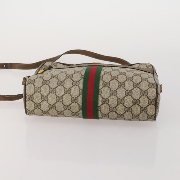 GUCCI GG Supreme GG Canvas GG Crystal Web Sherry Line Bag 4 Set Auth 196572