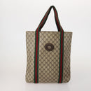 GUCCI GG Supreme GG Canvas GG Crystal Web Sherry Line Bag 4 Set Auth 196572-2