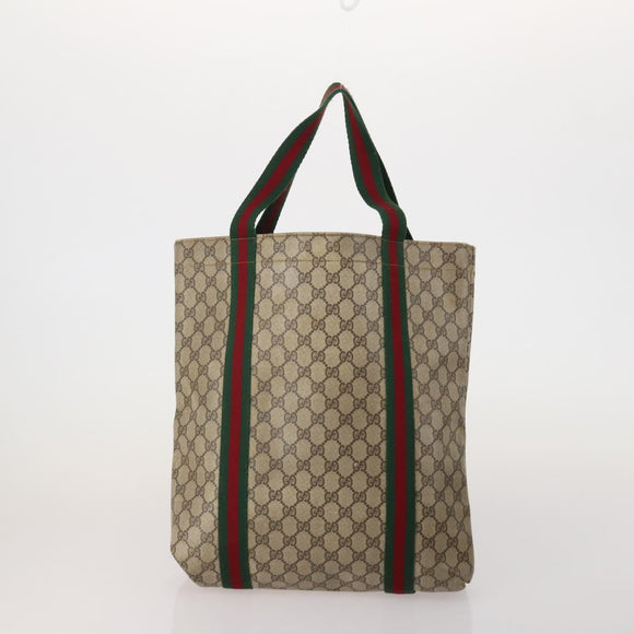 GUCCI GG Supreme GG Canvas GG Crystal Web Sherry Line Bag 4 Set Auth 196572