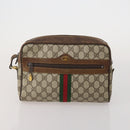 GUCCI GG Supreme GG Canvas GG Crystal Web Sherry Line Bag 4 Set Auth 196572-8