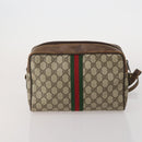 GUCCI GG Supreme GG Canvas GG Crystal Web Sherry Line Bag 4 Set Auth 196572-9