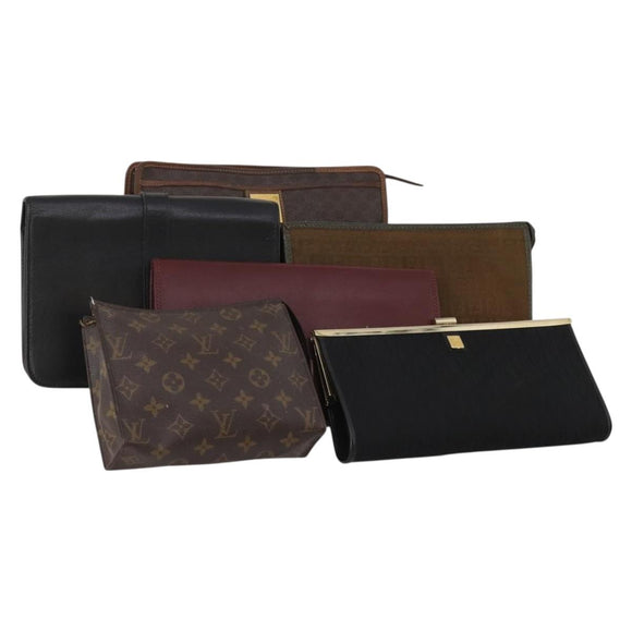 LOUIS VUITTON Celine Fendi Christian Dior Cartier Bag 6 Set LV Auth 196573