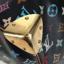 LOUIS VUITTON Monogram Multicolor Keepall 45 Bag Black M92640 Auth 196577SAV-16