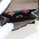 LOUIS VUITTON Monogram Multicolor Keepall 45 Bag Black M92640 Auth 196577SAV-27