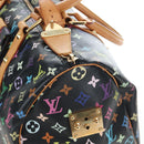 LOUIS VUITTON Monogram Multicolor Keepall 45 Bag Black M92640 Auth 196577SAV-29