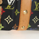 LOUIS VUITTON Monogram Multicolor Keepall 45 Bag Black M92640 Auth 196577SAV-3