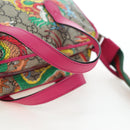GUCCI GG Supreme Children's Hand Bag PVC 2way Beige Silver 525518 Auth 196579SAM-7