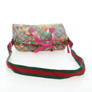 GUCCI GG Supreme Children's Hand Bag PVC 2way Beige Silver 525518 Auth 196579SAM-9