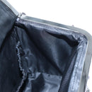 CHANEL Paris New York Line Chain Vanity Bag Tweed Gray Silver CC Auth 196581M-24