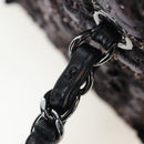 CHANEL Paris New York Line Chain Vanity Bag Tweed Gray Silver CC Auth 196581M-10
