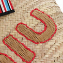 Miu Miu Straw Bag Hand Bag Raffia Beige Gold Auth 196583M-18