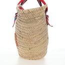 Miu Miu Straw Bag Hand Bag Raffia Beige Gold Auth 196583M-5
