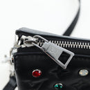 LOUIS VUITTON Monogram Emboss Kussan BB Shoulder Bag Black M22429 Auth 196585V-22