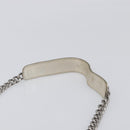 PRADA Diagram Chain Shoulder Bag Leather Champagne Gold Auth 196586V-9