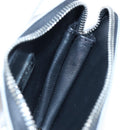 PRADA Chain Shoulder Bag Patent leather Silver Auth 196592M-20
