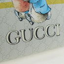 GUCCI GG Supreme Children's PVC Peter Rabbit White Blue 605614 Auth 196593SAM-18