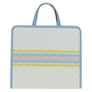 GUCCI GG Supreme Children's PVC Peter Rabbit White Blue 605614 Auth 196593SAM-2