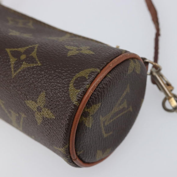 LOUIS VUITTON Monogram Papillon Pouch LV Auth 196594