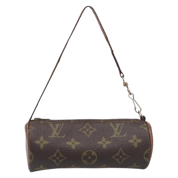 LOUIS VUITTON Monogram Papillon Pouch LV Auth 196594