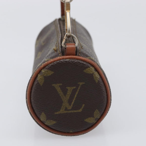 LOUIS VUITTON Monogram Papillon Pouch LV Auth 196594