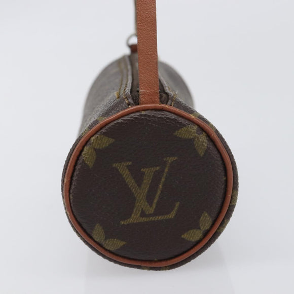 LOUIS VUITTON Monogram Papillon Pouch LV Auth 196594