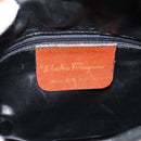Salvatore Ferragamo Pouch Shoulder Bag PVC Leather 2 Set Brown Auth 196602-15