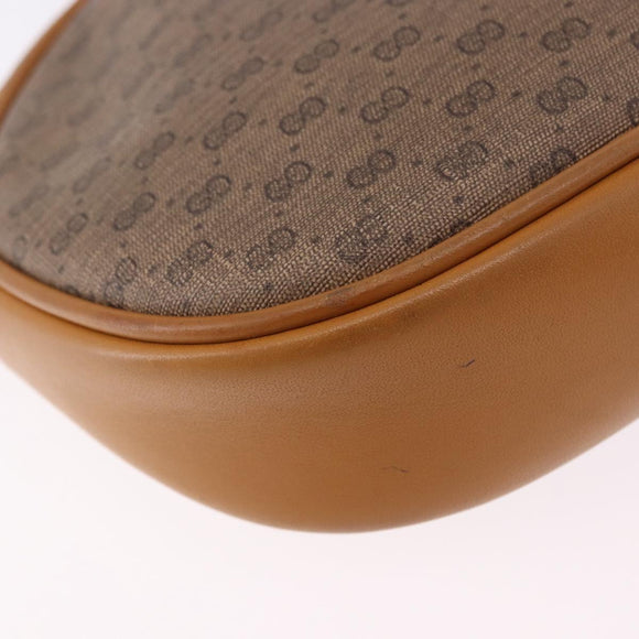 GUCCI Micro GG Supreme Shoulder Bag PVC Beige Gold 007 084 0094 Auth 196603